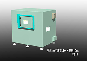 自立式シールドボックス